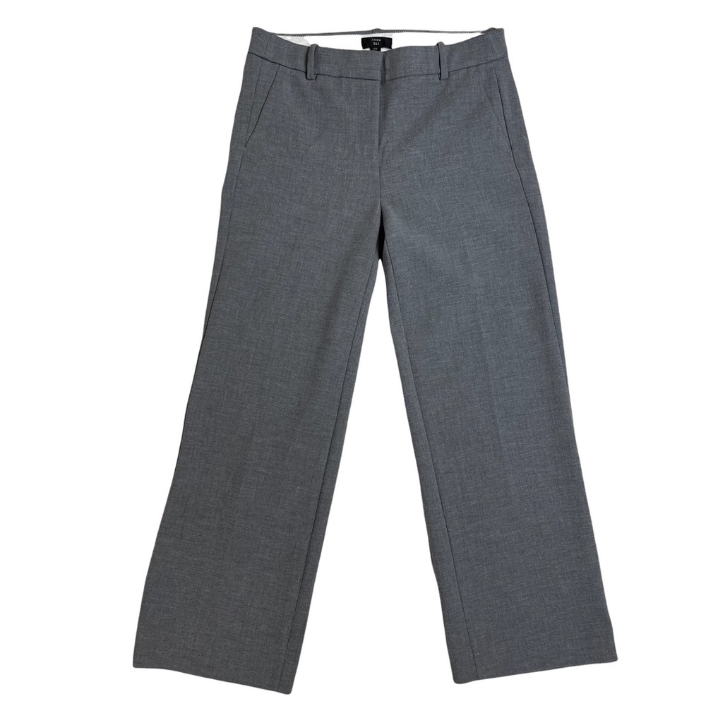 J Crew 365 Woman Grey Wide Leg Semi Casual Pants Size 6T